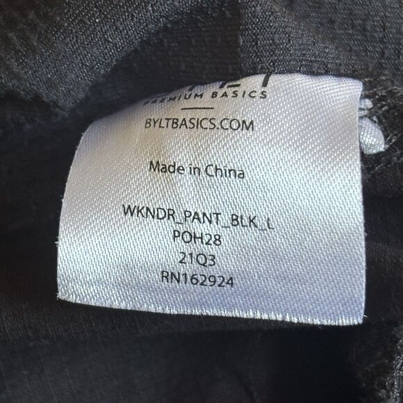 Bylt Mens Weekender Pant Size Large Black Ripstop Drawstring Utility Gorpcore - Picture 12 of 12